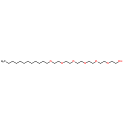 六乙二醇单十二醚结构式