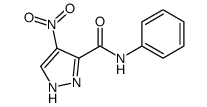 4-nitro-N-phenyl-1H-pyrazole-5-carboxamide结构式