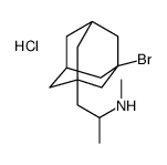 3-溴-1-(2-甲基氨基丙基)金刚烷盐酸盐结构式