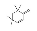 4,4,6,6-tetramethylcyclohex-2-en-1-one结构式