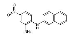 N1-[2]naphthyl-4-nitro-o-phenylenediamine Structure
