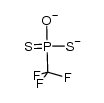 Trifluormethyl-dithiophosphonat-Ion结构式