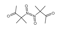 2,2'-dimethyl-3,3'-dioxo-2,2'-azobutane di-N-oxide Structure