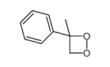 3-methyl-3-phenyldioxetane Structure