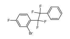 2-bromo-4,α,α,α',α'-pentafluorobibenzyl结构式