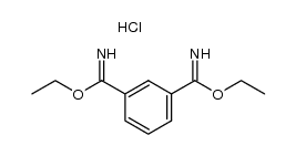 1,3-bis(ethyl carboximidate)bezene dihydrochloride结构式