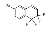 6-bromo-1,1,2,2-tetrafluoro-1,2-dihydronaphthalene结构式