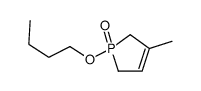 1-butoxy-3-methyl-2,5-dihydro-1λ5-phosphole 1-oxide Structure