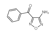 (4-氨基-1,2,5-噁二唑-3-基)(苯基)甲酮结构式