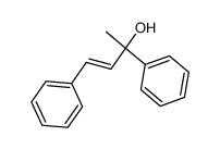 (3E)-2,4-diphenylbut-3-en-2-ol结构式