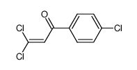 2,2-dichlorovinyl 4-chlorophenyl ketone结构式