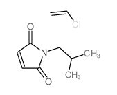 chloroethene; 1-(2-methylpropyl)pyrrole-2,5-dione Structure