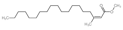 methyl 3-methylnonadec-2-enoate结构式