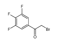2-Bromo-1-(3,4,5-trifluorophenyl)ethanone结构式