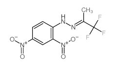 2,4-dinitro-N-(1,1,1-trifluoropropan-2-ylideneamino)aniline结构式
