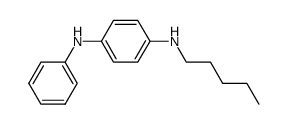 N-n-pentyl-N'-phenyl-p-phenylenediamine Structure