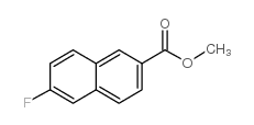 6-氟-2-萘甲酸甲酯结构式