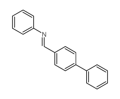 N-phenyl-1-(4-phenylphenyl)methanimine结构式
