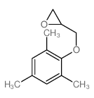 2-[(2,4,6-trimethylphenoxy)methyl]oxirane结构式