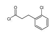 Benzenepropanoyl chloride, 2-chloro- Structure