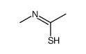 1-(Methylamino)ethanethione结构式