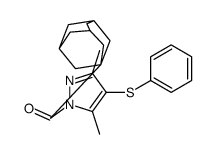 1-adamantyl-(3,5-dimethyl-4-phenylsulfanylpyrazol-1-yl)methanone Structure