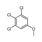 1,2,3-trichloro-5-methoxybenzene结构式
