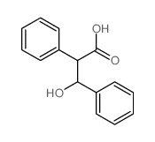 3-hydroxy-2,3-diphenylpropanoic acid结构式