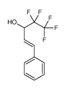 4,4,5,5,5-pentafluoro-1-phenylpent-1-en-3-ol Structure