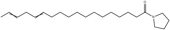 1-(1-Oxo-13,16-octadecadienyl)pyrrolidine结构式