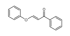 (E)-β-phenoxyacrylophenone结构式