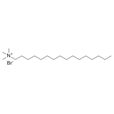 Hexadecyl trimethyl ammonium bromide Structure