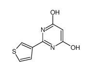6-羟基-2-(噻吩-3-基)嘧啶-4(3H)-酮结构式