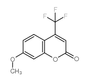 7-甲氧基-4-(三氟甲基)香豆素结构式