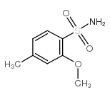 2-甲氧基-4-甲基苯磺酰胺结构式