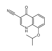 4-oxo-8-propan-2-yloxy-1H-quinoline-3-carbonitrile Structure