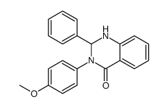 3-(4-methoxyphenyl)-2-phenyl-1,2-dihydroquinazolin-4-one结构式
