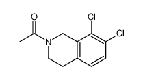 1-(7,8-dichloro-3,4-dihydro-1H-isoquinolin-2-yl)ethanone Structure