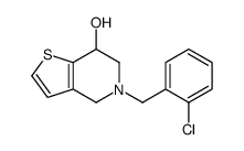 5-[(2-chlorophenyl)methyl]-6,7-dihydro-4H-thieno[3,2-c]pyridin-7-ol Structure
