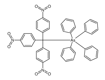 tetraphenyl-[tris(4-nitrophenyl)methyl]-λ5-arsane结构式
