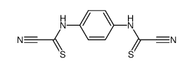 1,4-bis(cyanothioformamido)benzene Structure