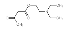 2-diethylaminoethyl 3-oxobutanoate Structure
