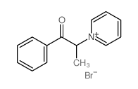 1-phenyl-2-pyridin-1-yl-propan-1-one结构式