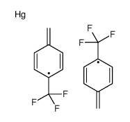 bis[[4-(trifluoromethyl)phenyl]methyl]mercury Structure