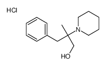2-methyl-3-phenyl-2-piperidin-1-ylpropan-1-ol,hydrochloride结构式