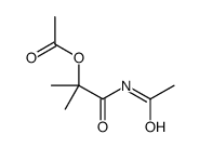 (1-acetamido-2-methyl-1-oxopropan-2-yl) acetate Structure