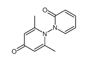 2,6-dimethyl-1-(2-oxopyridin-1-yl)pyridin-4-one结构式
