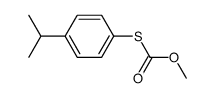 S-(4-isopropylphenyl) O-methyl carbonothioate结构式