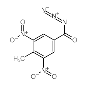 Benzoyl azide,4-methyl-3,5-dinitro-结构式