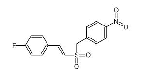 1-[2-(4-fluorophenyl)ethenylsulfonylmethyl]-4-nitrobenzene结构式